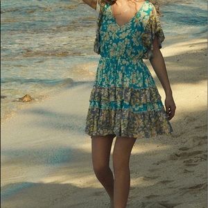 Tiered ruffle mini  dress ,DAILY PRACTICE by ANTHROPOLOGY